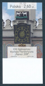 4872 A  czysty** XXII Ogólnopolska Wystawa Filatelistyczna "Poznań 2018"
