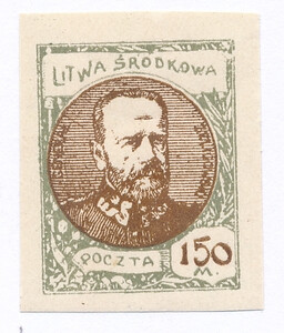 Litwa Środkowa 43 A ax jasnobrązowy/oliwkowoszary czysty**