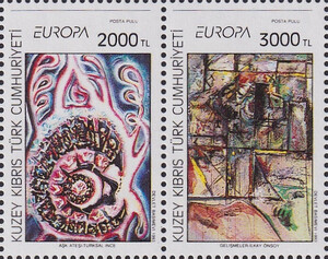 Turcja Cypryjska Mi.0353-354 parka czysta** Europa Cept