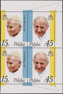 2951+2952 a B1 czwórka czysta** III wizyta papieża Jana Pawła II w Polsce 