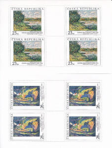 Czechy Mi 0577-578 Arkusiki czyste**
