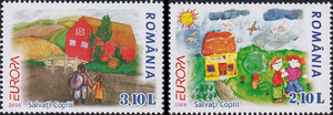 Rumunia Mi.6065-6066 czyste** Europa Cept