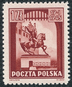  0363 papier satynowany cienki x2 ZL 11 czysty** Widoki Krakowa