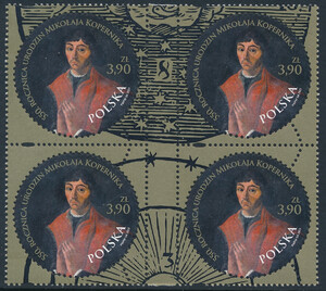 5286 czwórka III czyste** 550 rocznica urodzin Mikołaja Kopernika