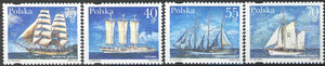 3429-3432 czyste** Polskie jachty pełnomorskie