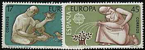 Hiszpania 2726-2727 czyste** Europa Cept