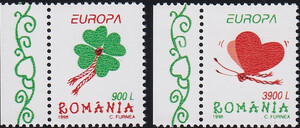 Rumunia Mi.5297-5298 czyste** Europa Cept
