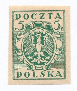 0086 A ax zielony papier biały średni gładki czysty** Wydanie w walucie markowej