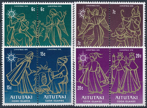 Aitutaki Mi.0215-222 parki czyste**