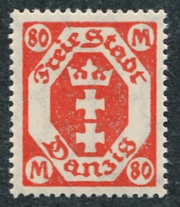 WMG 134 czysty** Wydanie obiegowe - herb Gdańska