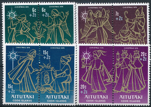 Aitutaki Mi.0239-246 parki czyste**