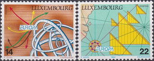 Luksemburg Mi.1340-1341 czyste**