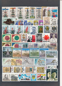 DDR zestaw znaczków kasowanych