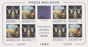 Mołdawia Mi.0094-95 Arkusik czyste** Europa Cept