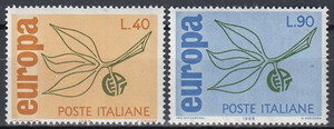 Włochy Mi.1186-1187 czyste** Europa Cept