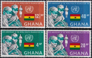 Ghana Mi.0347-350 A czyste**