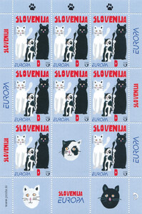Słowenia Mi.0587 Arkusik czysty** Europa Cept