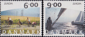 Dania Mi.1375-1376 czyste** Europa Cept