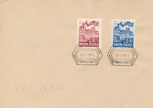 FDC 0671-672 Święto 22 lipca