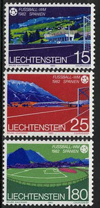 Liechtenstein 0799-801 czyste**