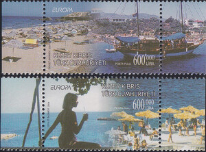 Turcja Cypryjska Mi.0598-599 czyste** Europa Cept