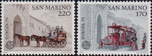 San Marino Mi.1172-1173 czyste** Europa Cept