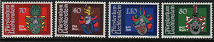 Liechtenstein 0766-769 czyste**