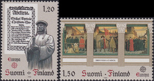 Finlandia Mi.0899-900 czyste** Europa Cept