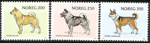 Norwegia Mi.0878-880 czyste** znaczki