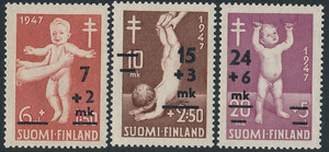 Finlandia Mi.0353-355 czyste**