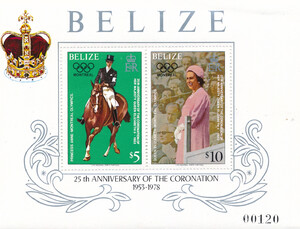 Belize Mi.0417-418 Blok 6 czyste**