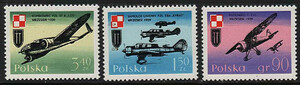 1972-1974 czyste** Lotnictwo polskie w wojnie 1939