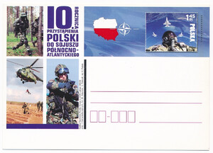 Cp 1490 czysta 10 rocznica przystąpienia Polski do NATO