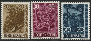 Liechtenstein 0399-401 czyste**