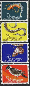 Liechtenstein 0609-612 czyste**