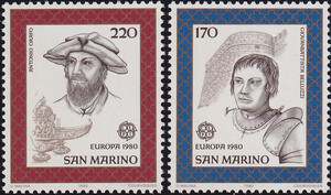 San Marino Mi.1212-1213 czyste** Europa Cept