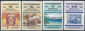 Cocos-Island Mi.0213-216 czysty**