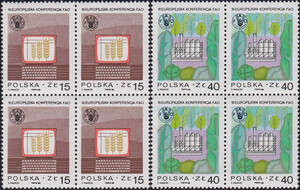3008-3009 w czwórkach czyste** Europejska Konferencja FAO