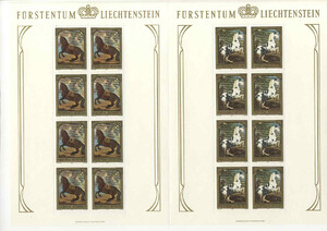 Liechtenstein 0717-719 Arkusiki czyste**