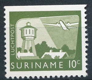 Surinam Mi.0743 D brak ząbkowania na górze czyste**