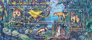 Australia Mi. 1664-1669 Blok 25 czysty**