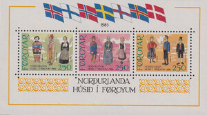 Faroer Mi.0090-92 Blok 1 czysty**