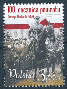 5237 czysty** 100 rocznica powrotu Górnego Śląska do Polski