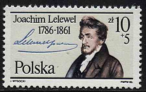 Znaczek Pocztowy. 2927 czysty** 200 rocznica urodzin Joachima Lelewela 