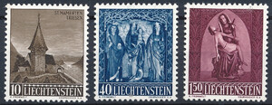 Liechtenstein 0362-364 czyste**