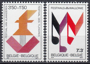 Belgia Mi.1651-1652 czyste**