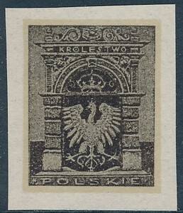086 Projekt konkursowy - Polskie Marki Pocztowe 1918 rok - Bronisław Kopczyński