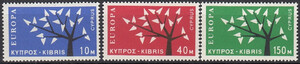 Cypr Mi.0215-217 czyste** Europa Cept