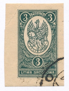 Litwa Środkowa 36 A kasowany Różne rysunki