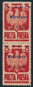 0348 a parka pionowa V/VI rząd czysta** Wyzwolenie dziesięciu miast